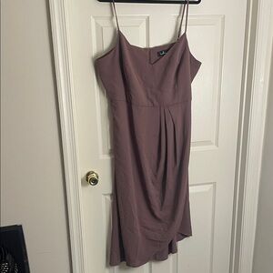 Lulu's Dusty Mauve Mini Dress